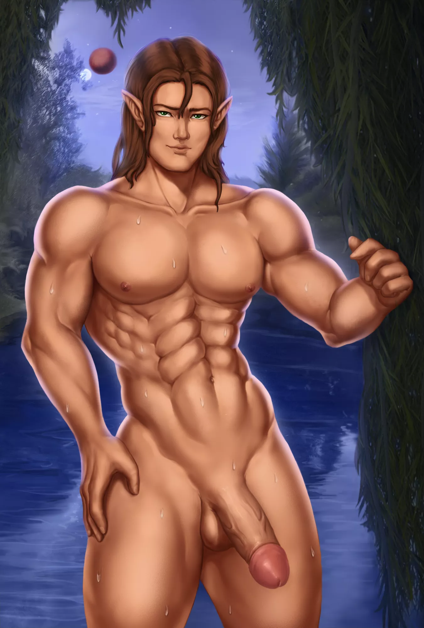 Muscular Elf by me (Churuchuchu)
