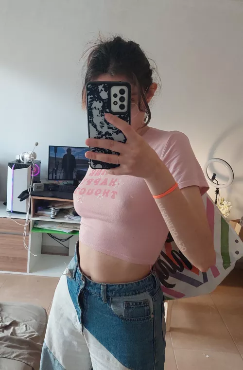 No bra to go to the store