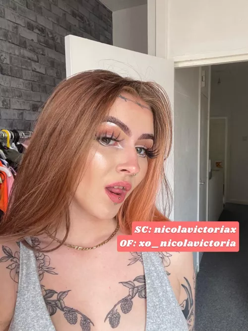 [SC]: nicolavictoriax💦OF: xo_nicolavictoria🍒very kink and fetish friendly🍑i want to see you cum over me😈