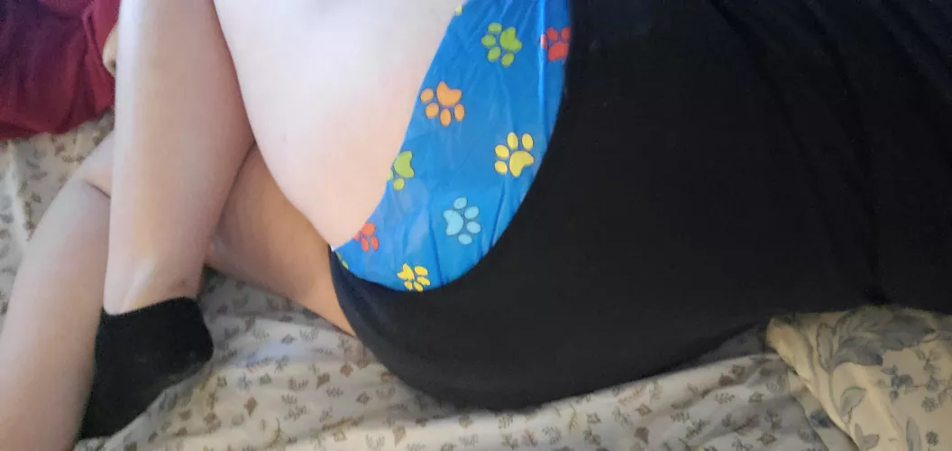 The best part of onesies, no one can tell when you wet your diaper 💕