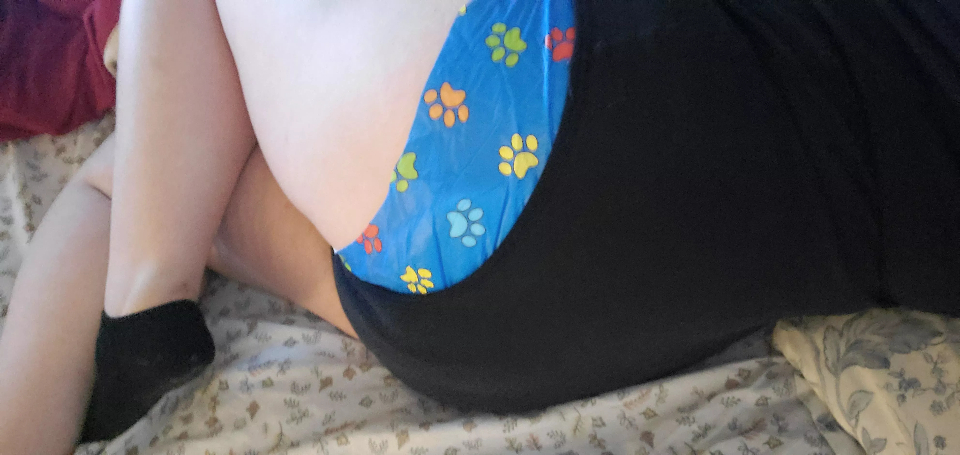 The best part of onesies, no one can tell when you wet your diaper 💕