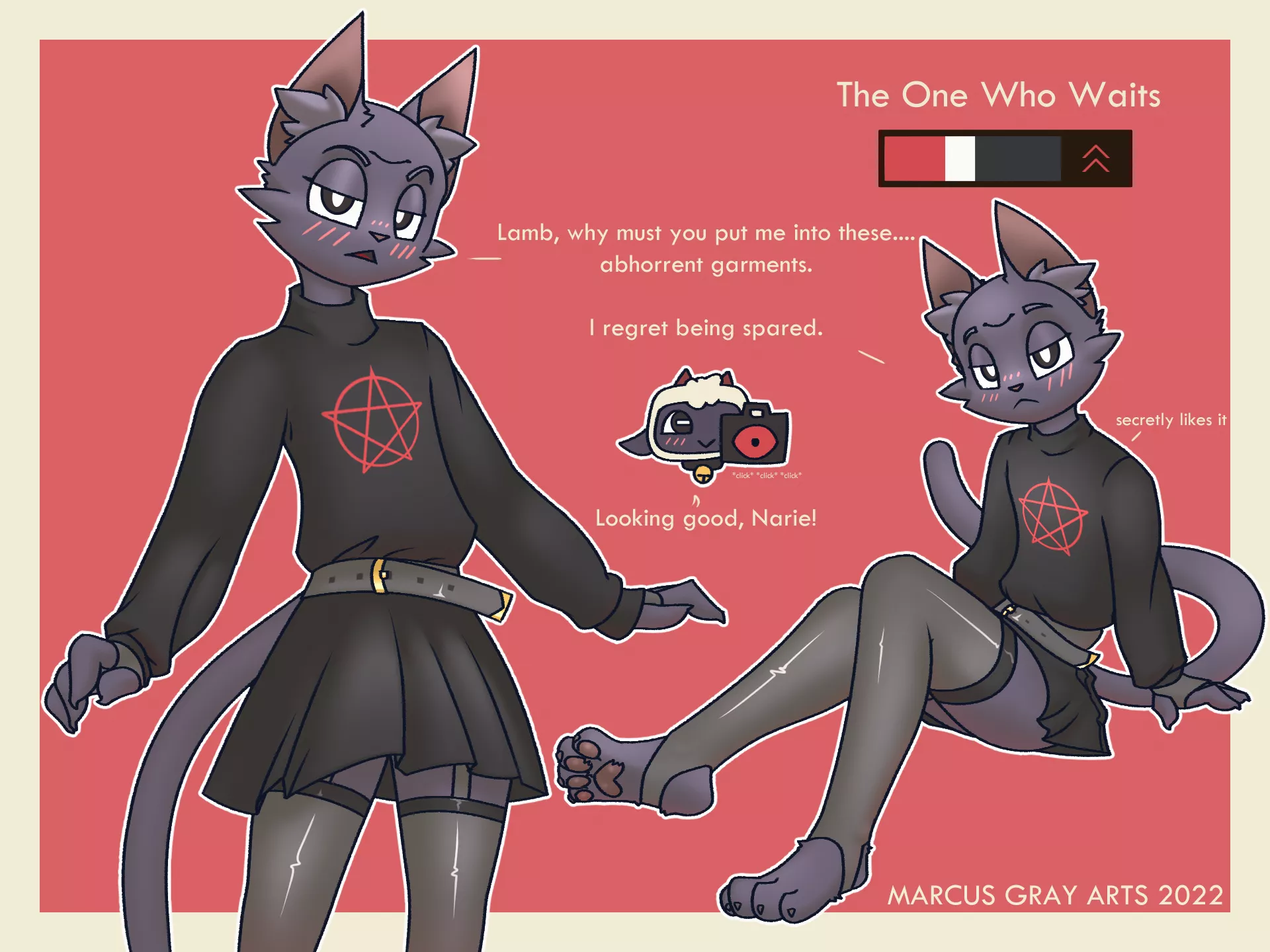 The One Who Waits (art by me @MarcusGrayArts on Twitter)