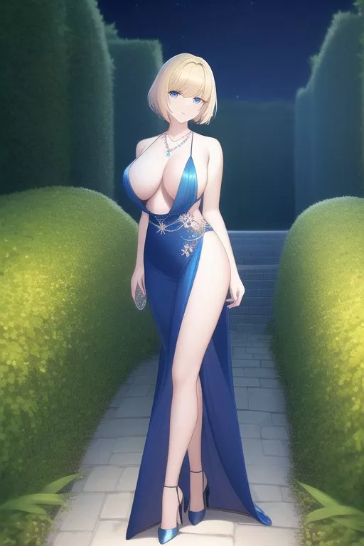 A walk in the garden [AI-generated, StableDiffusion]