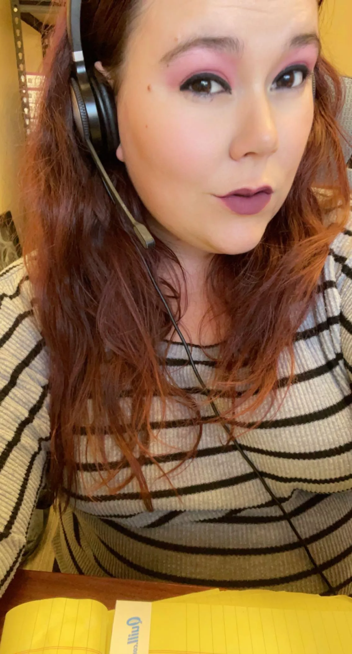 Back to work after being sick since Saturday 🥲 Cum on me and cheer me up? 😈 I mean come cheer me up 🥺