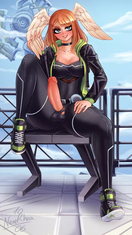 Eunie showing off her special blade (NeneRhea) [Xenoblade Chronicles 3]