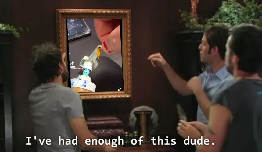 I get it, y'all think it's satisfying. At least find a new video :/