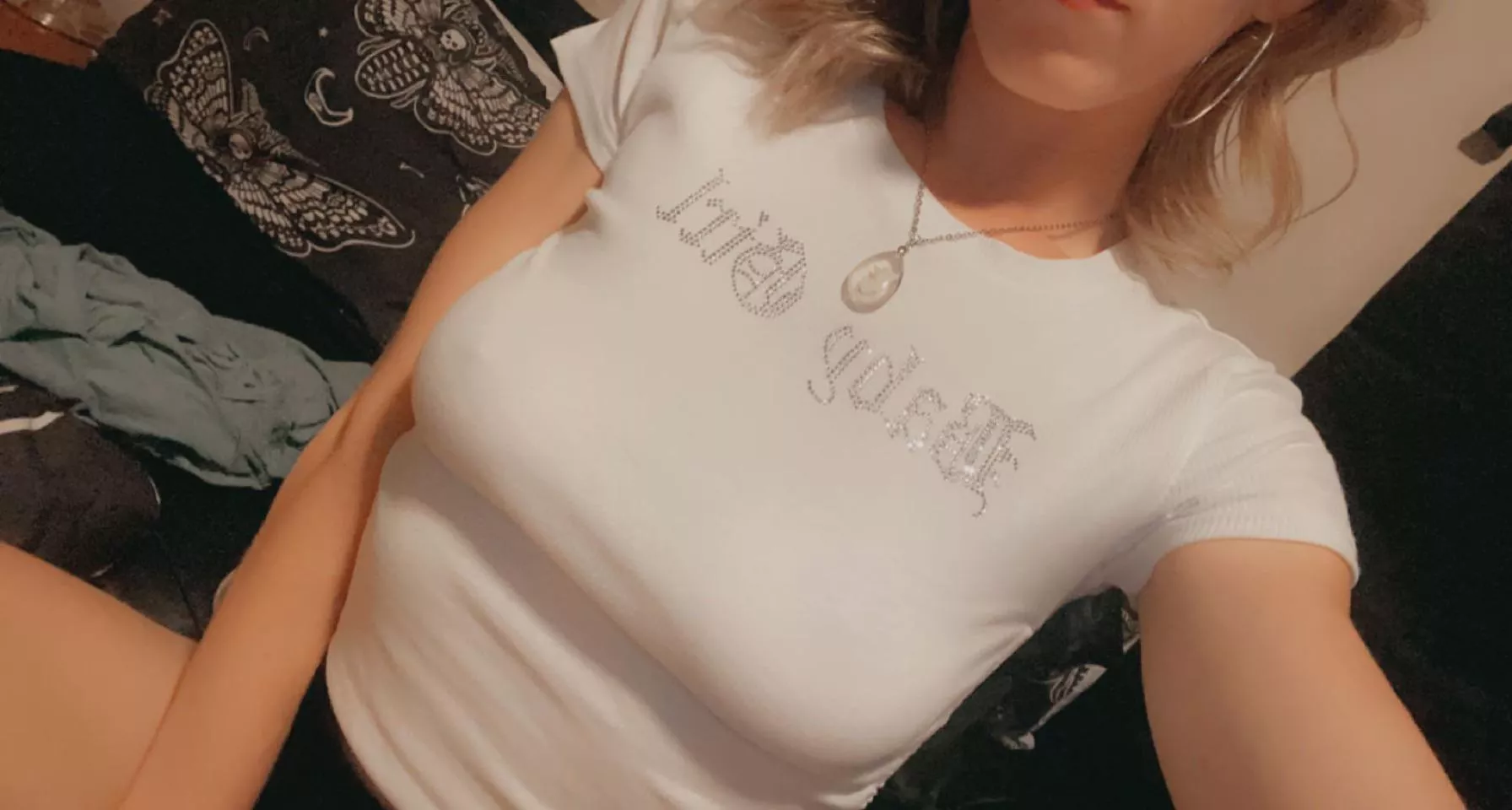 I love when my nipples poke through my top just slightly