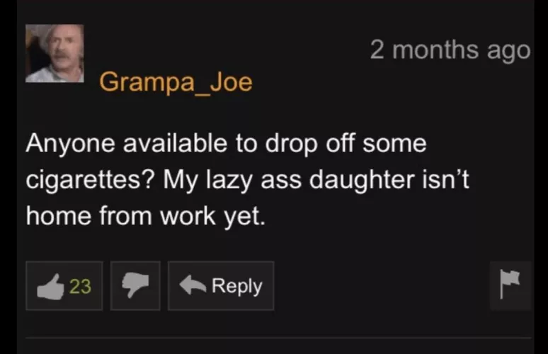 Lazy ass daughter …