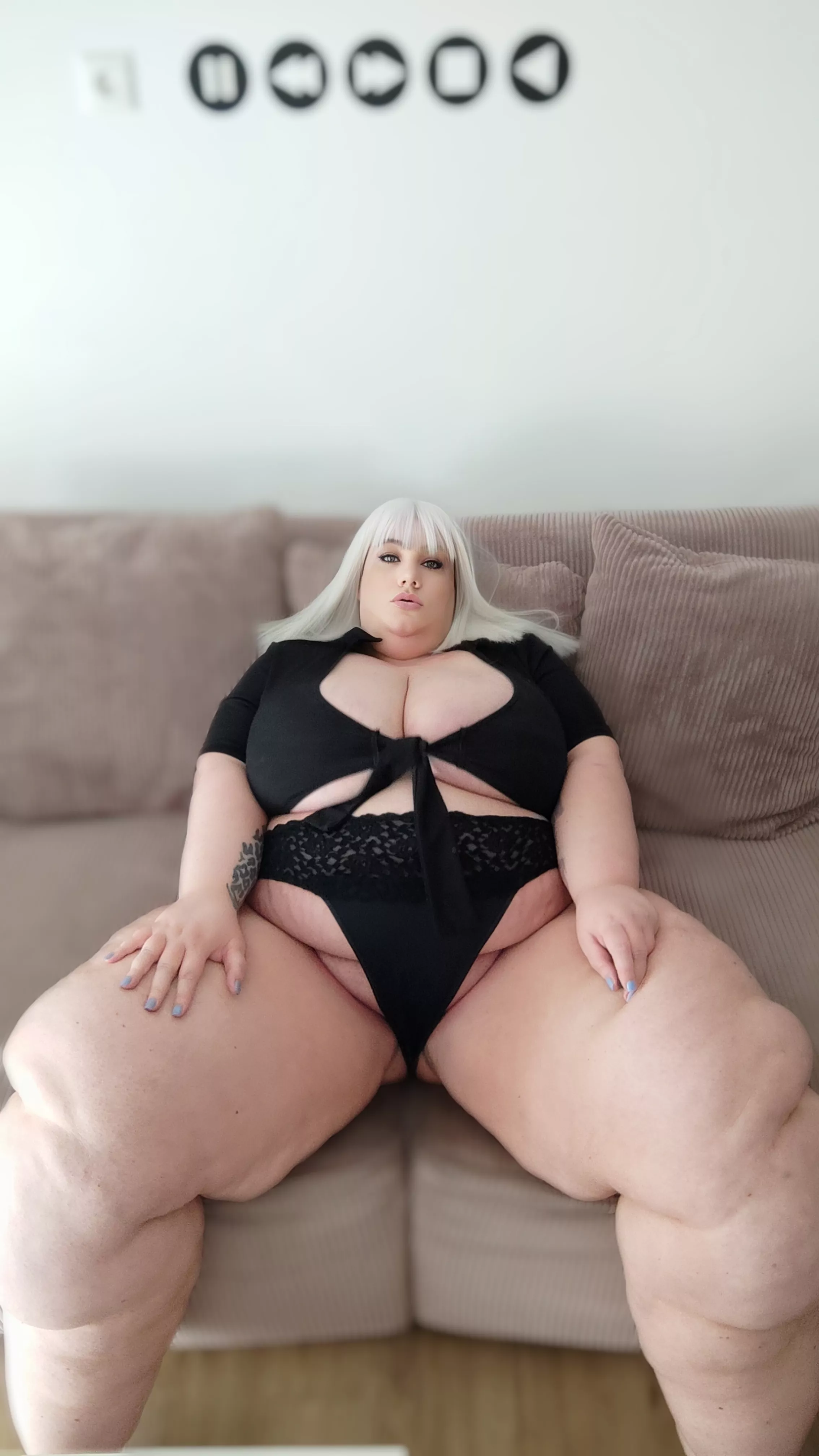 many always said you are not an SSBBW because you have never seen my whole body here 😅 if you want to see more then check out my page 🥰