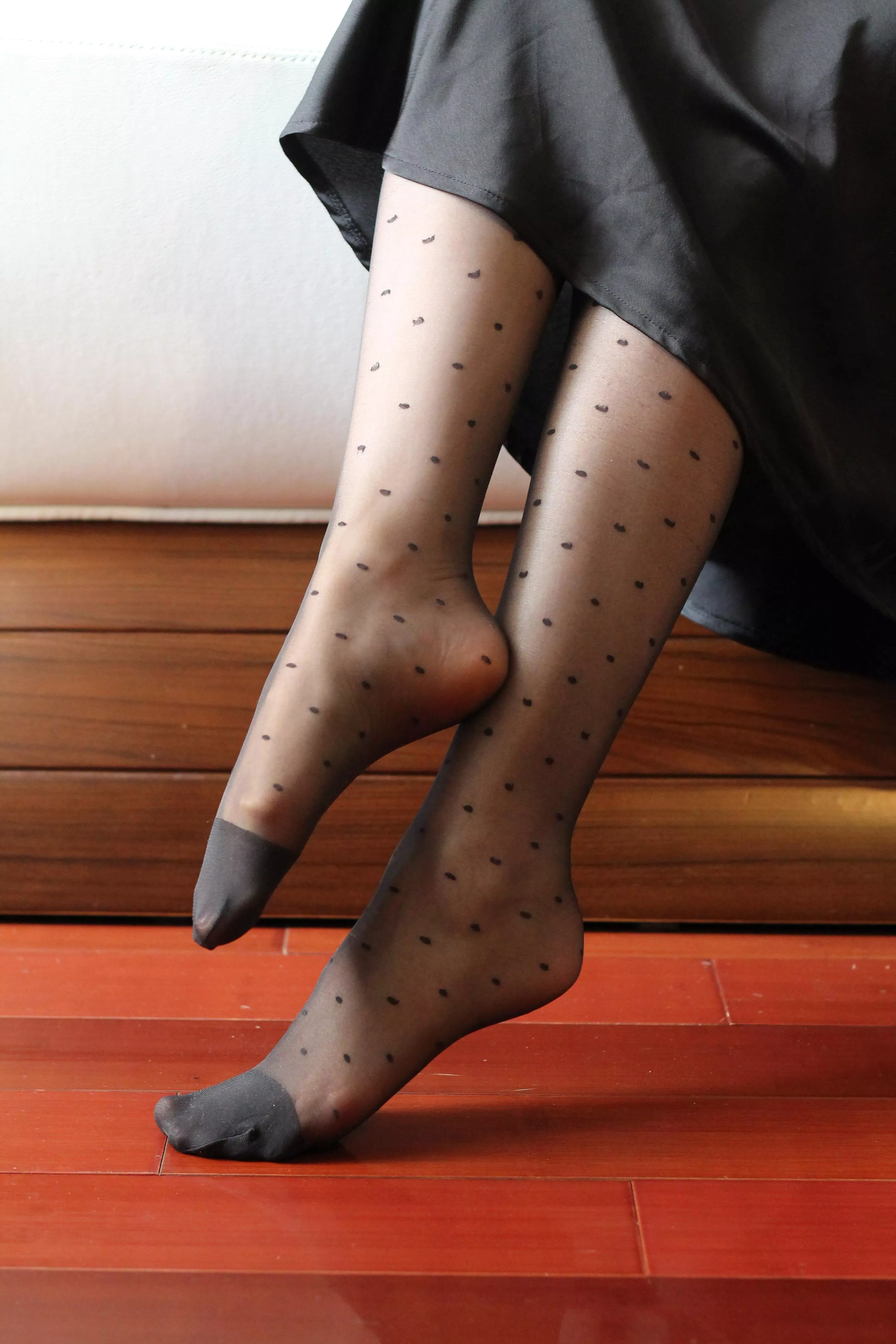 My feet in pantyhose