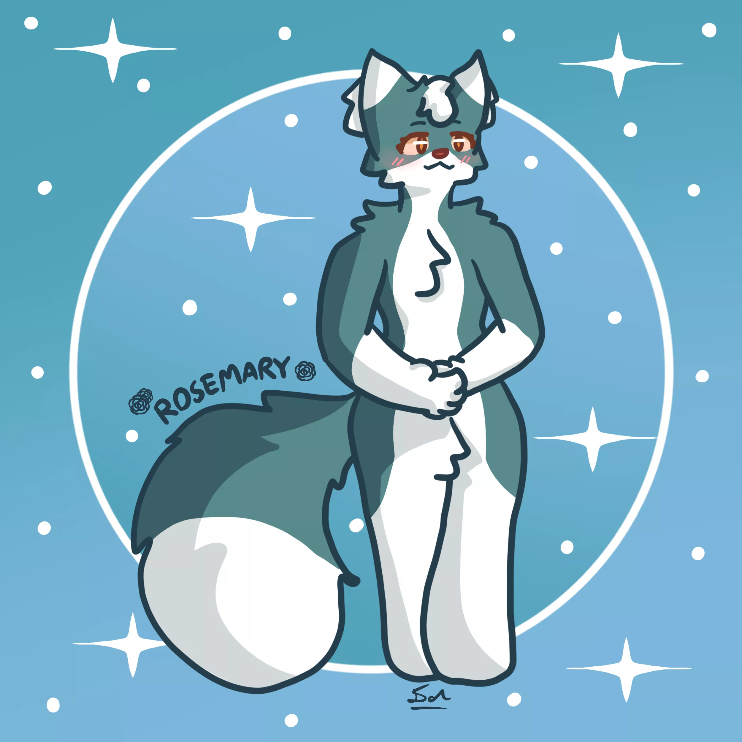 pretty foxy :3 [OC] commissions open, DM or look in comments for link