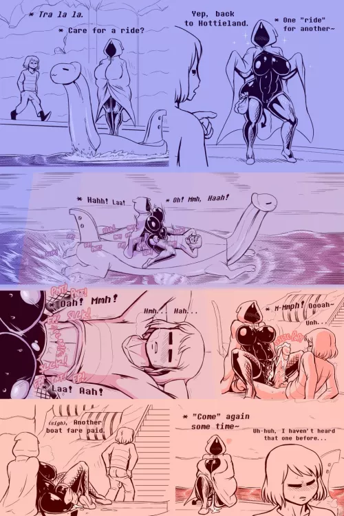[River Person, Frisk] Under(her)tail Part 8 Page 3