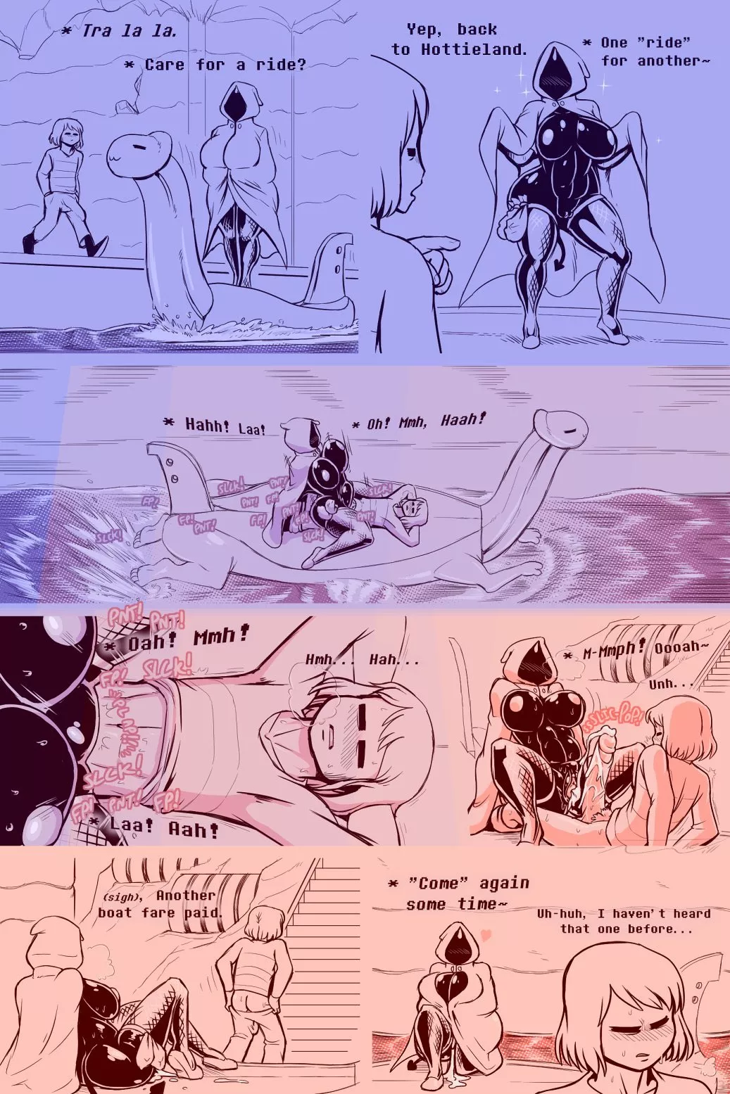 [River Person, Frisk] Under(her)tail Part 8 Page 3