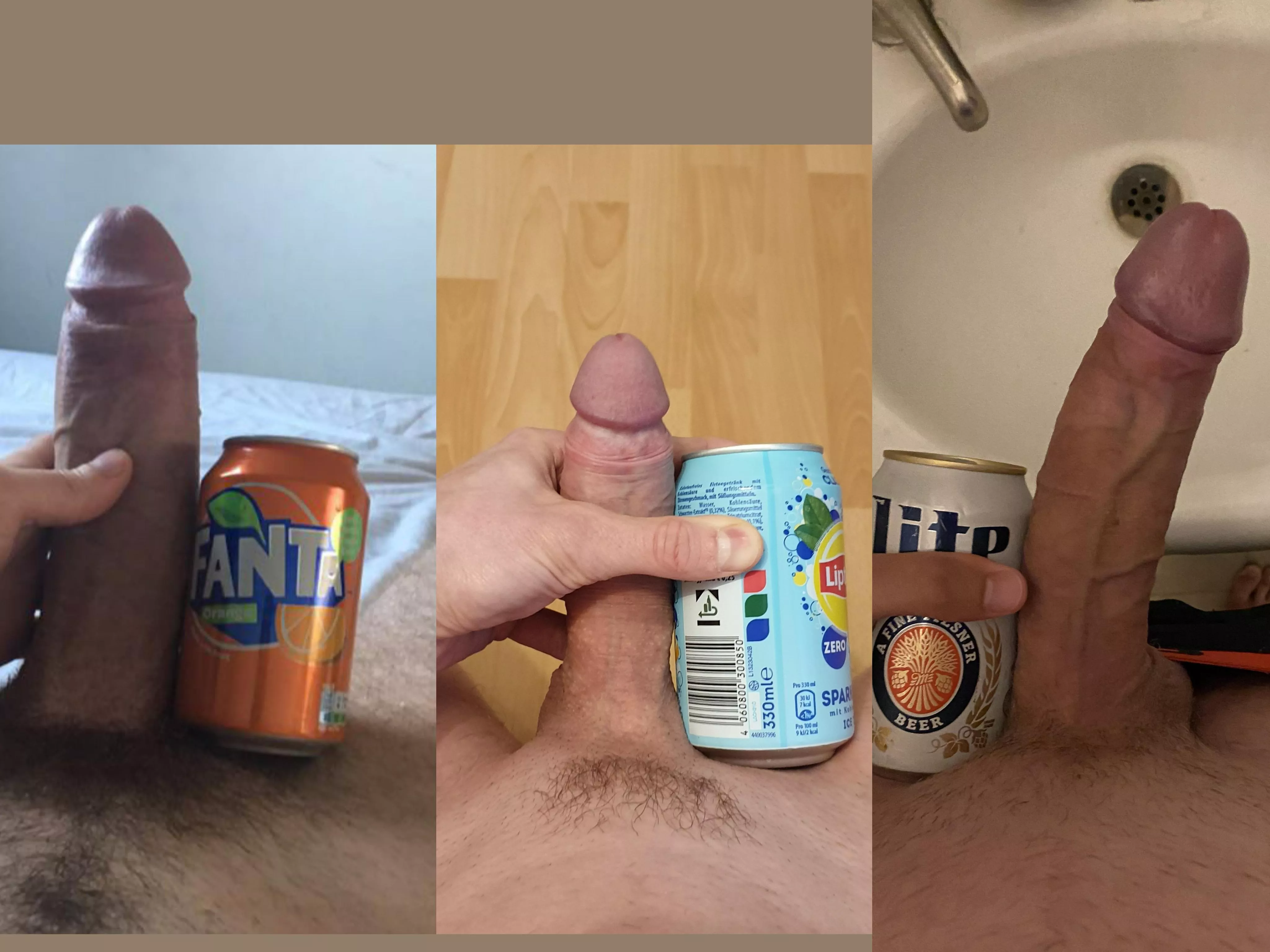 surrounded by huge cocks