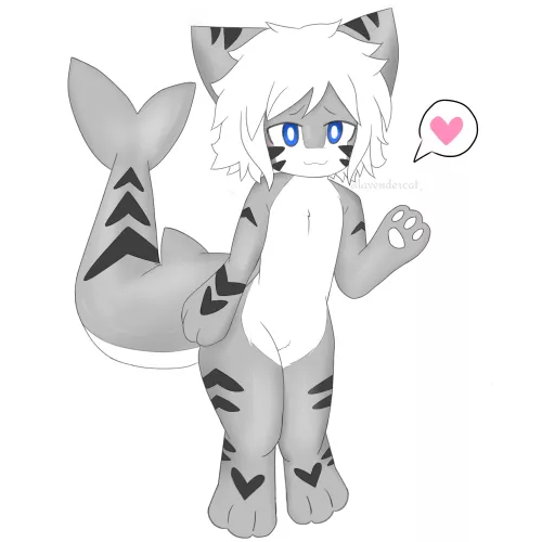 tigershark 🖤, art by @lavendercat_ (twitter)