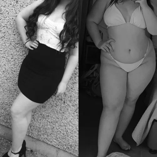 What a relationship and lots of takeout does to a girl 🥰