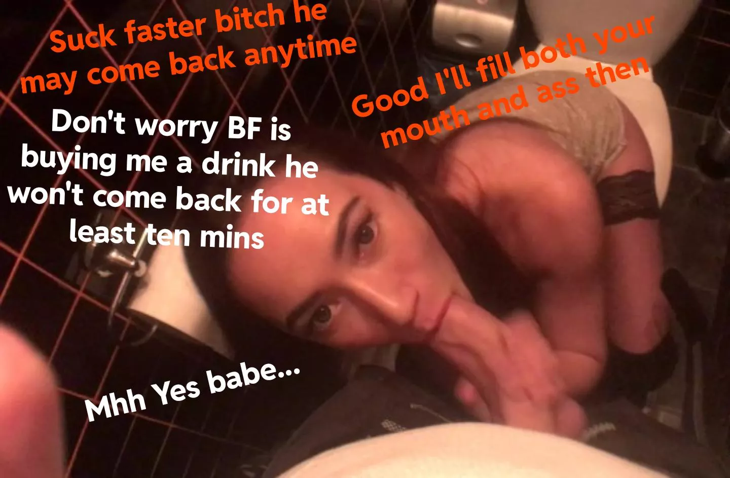 When you don't find your GF at the club and wonder where she went