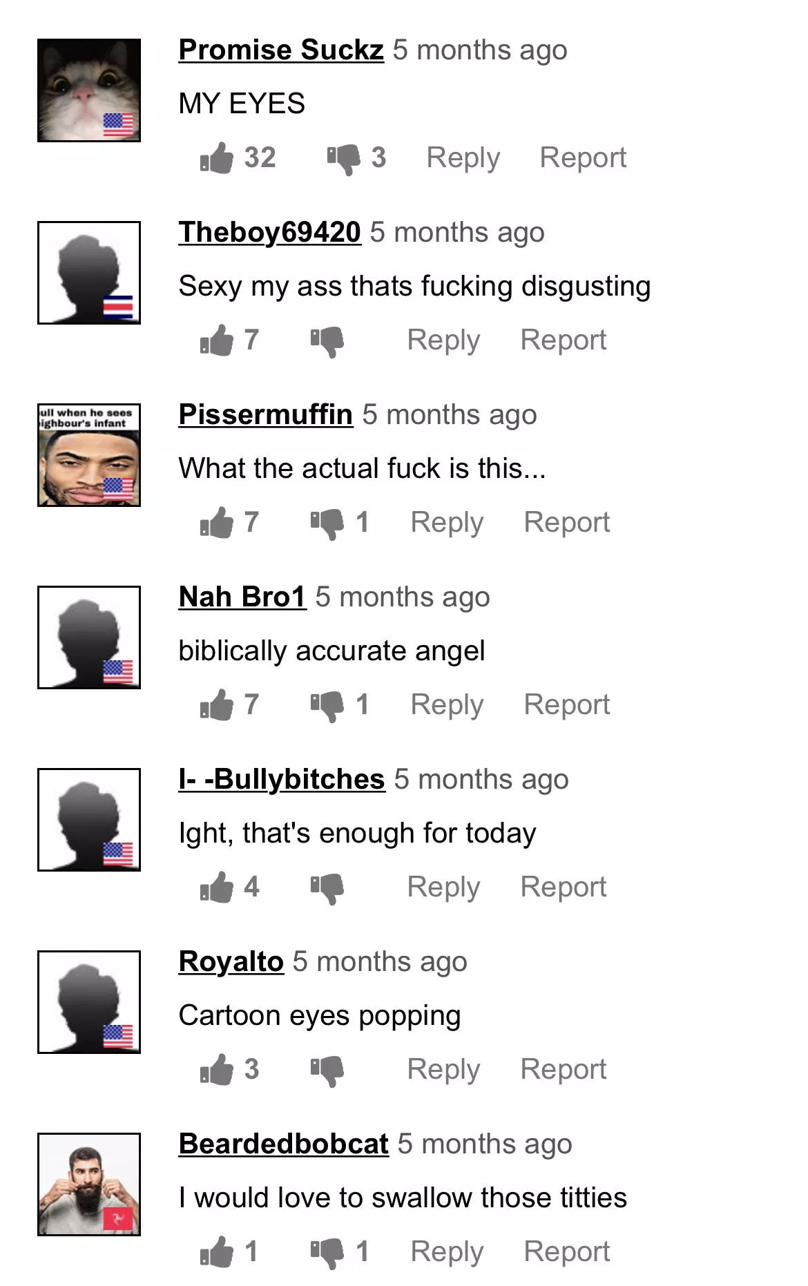 Additional comments on the saddest tits