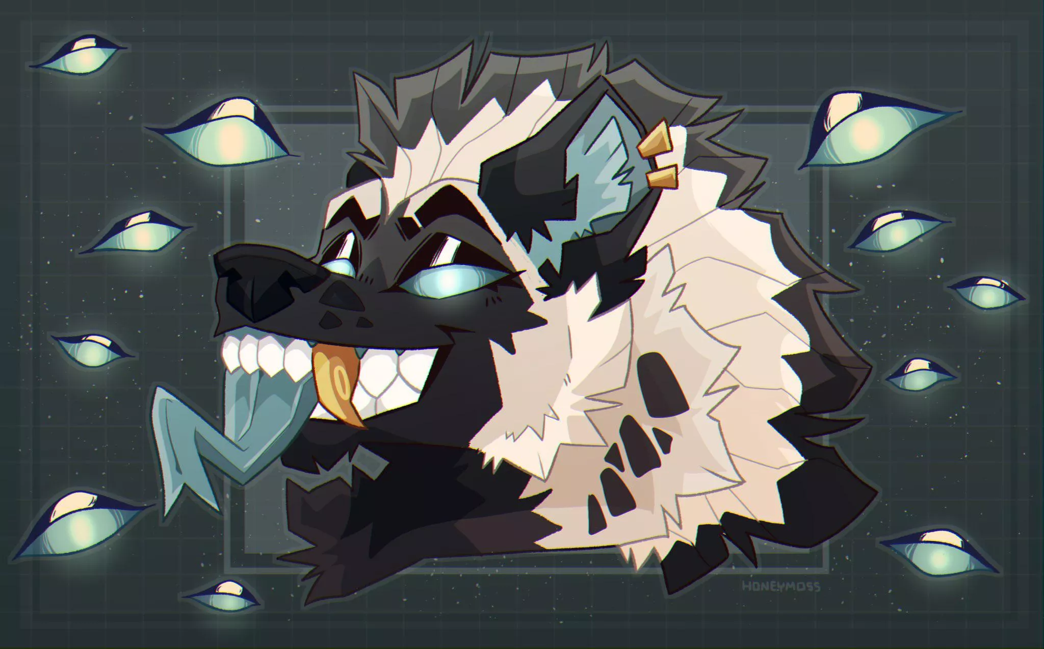 All eyes on you [art by me] [@honeymoss_ on twitter]