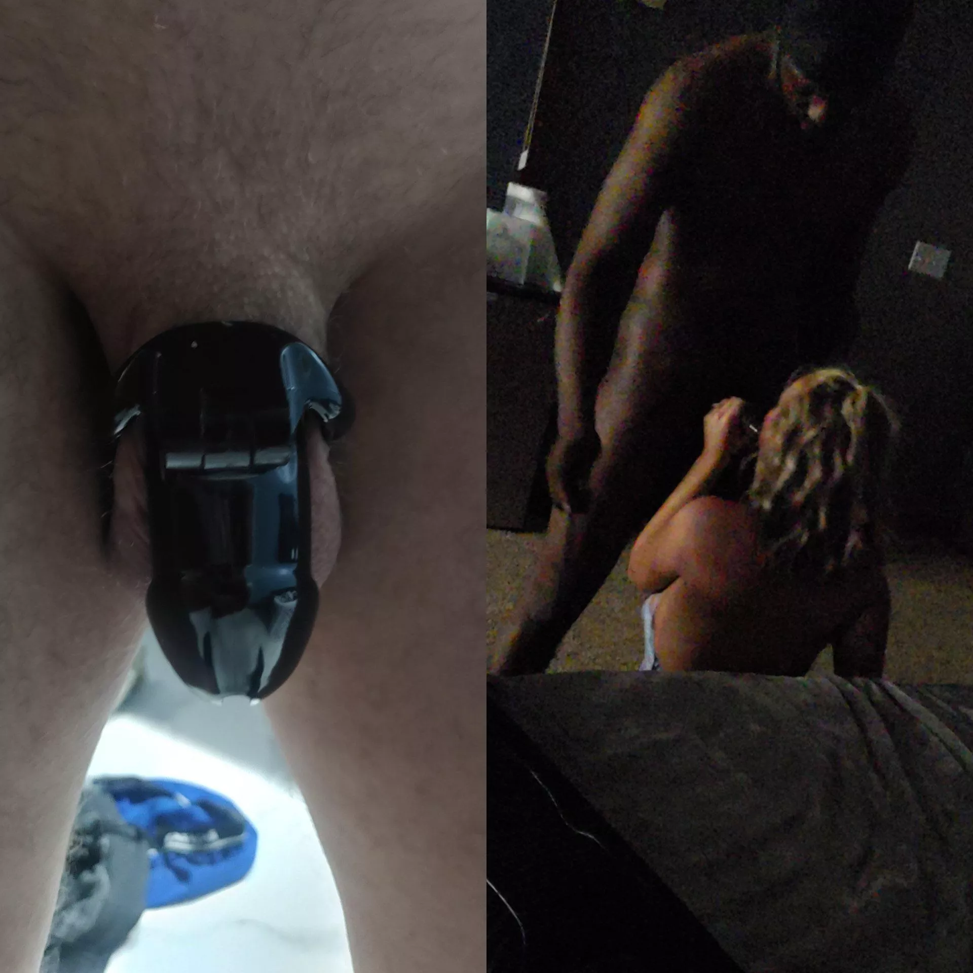 Her husband. Me and his wife ♠️