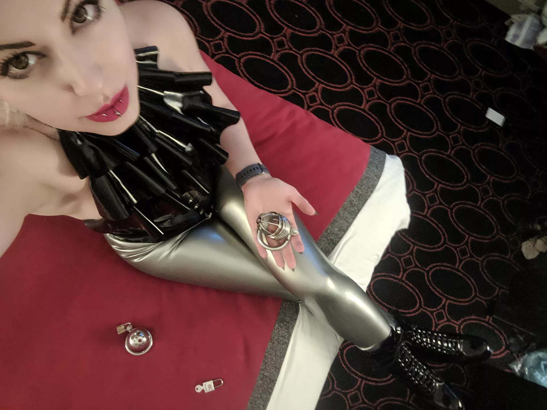 I know you’ve been dreaming and thinking of being locked up till you kneel and beg for mercy🥵