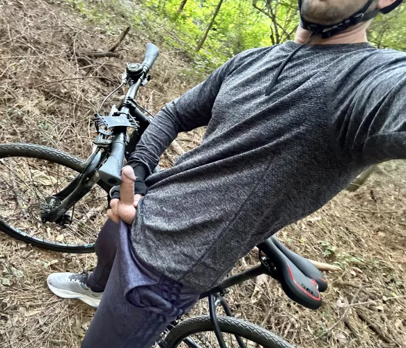 It was a chilly bike ride this morning…