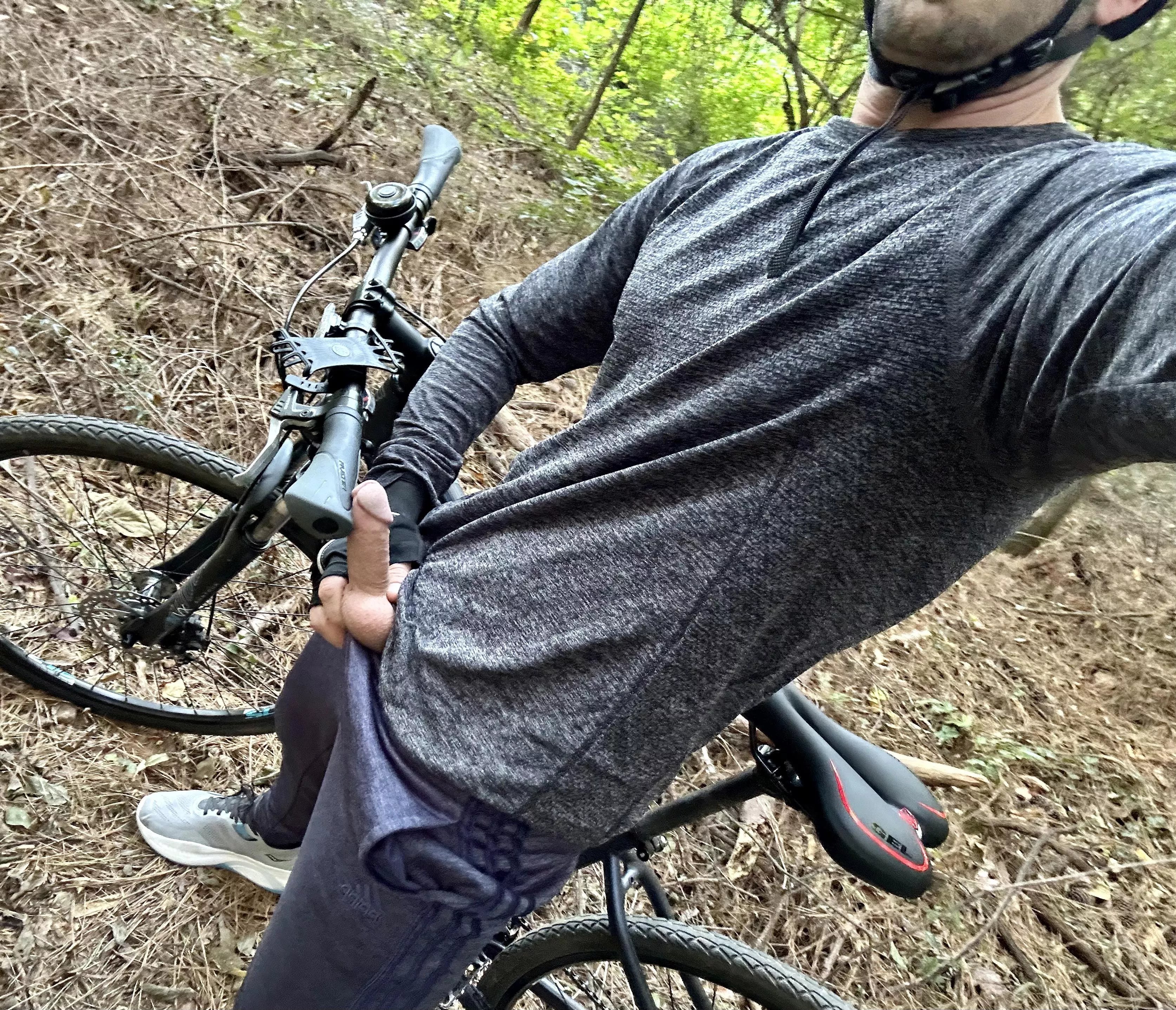 It was a chilly bike ride this morning…