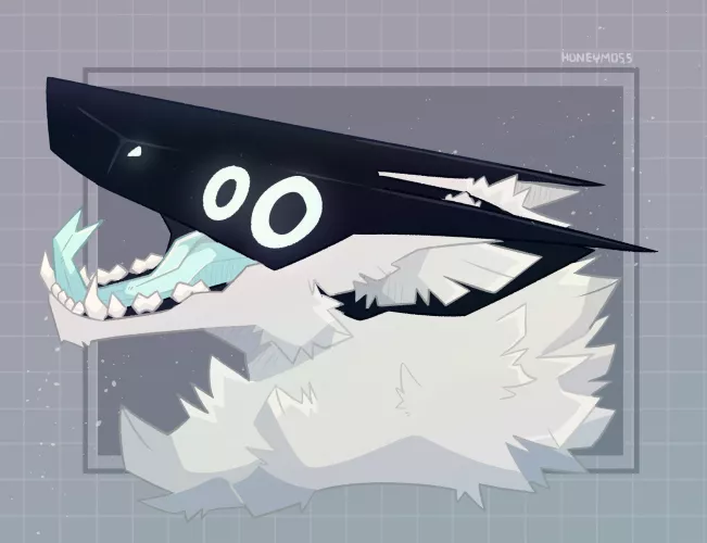 Mantled Beast [art by me] [@honeymoss_ on twitter]