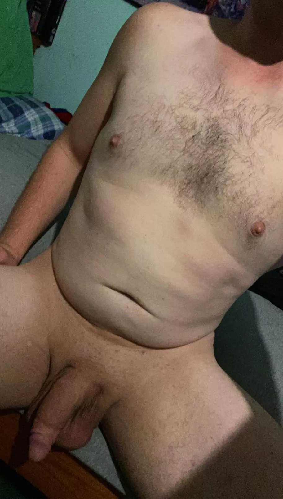Not the best pic of my body, but really liking how my cock looks, not gonna lie.