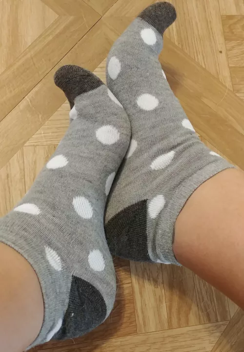 Smelly server socks worn during my busy shifts! Message me to book your wear :)