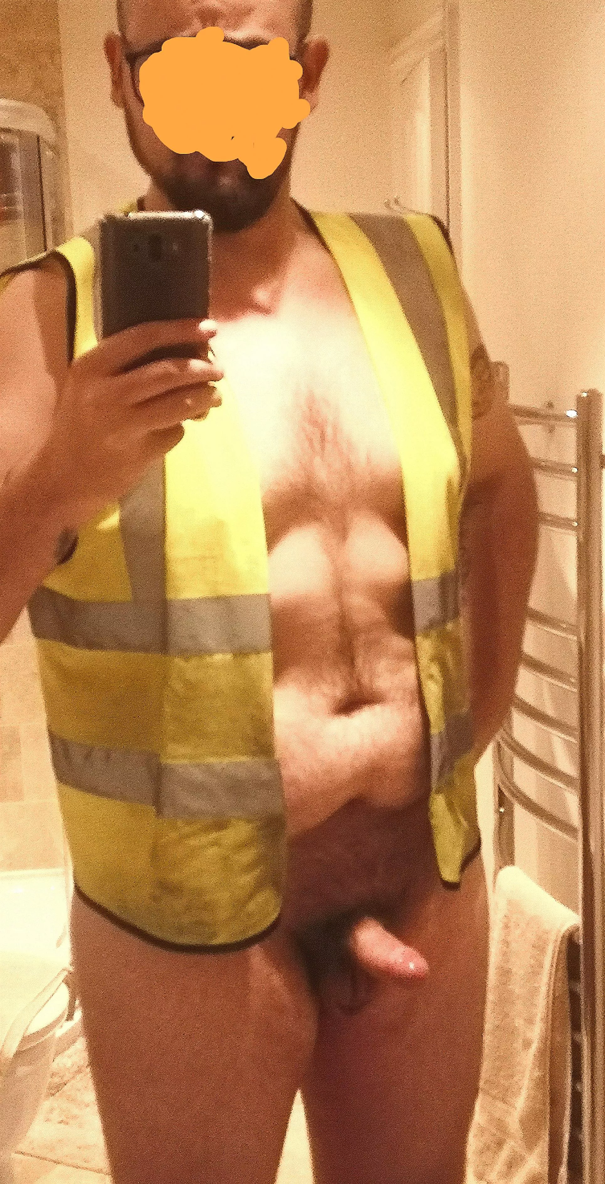 The lights are dim in the bathroom but I like to stay visible