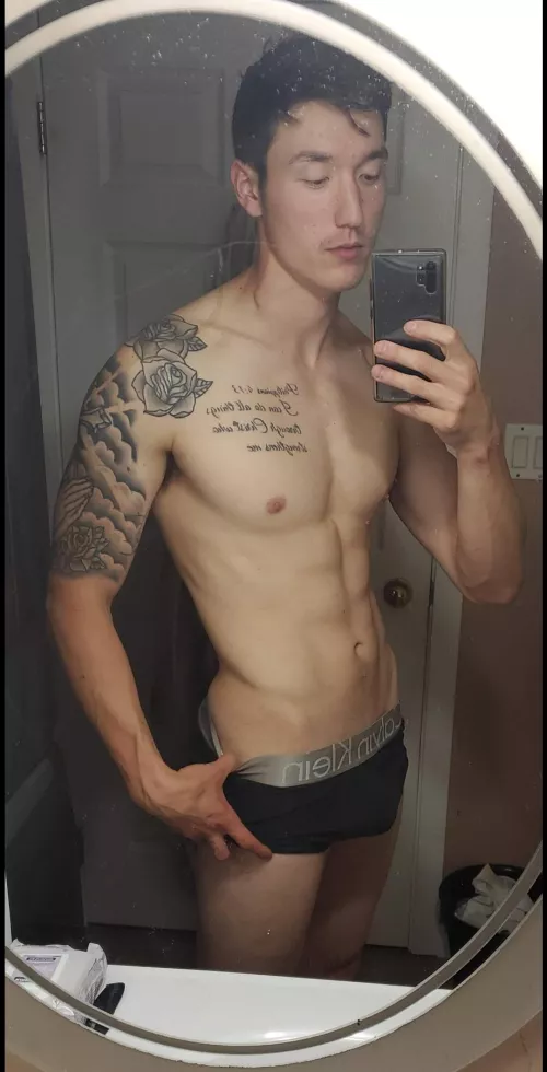 ab check before bed 😅