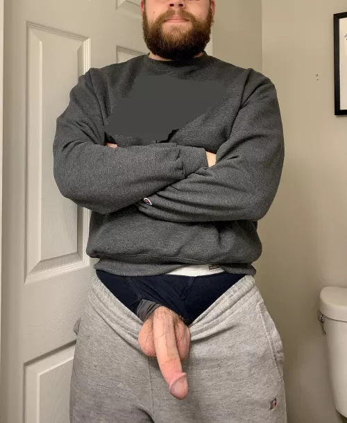 Feeling sick today, but at least the cock still works. [35]