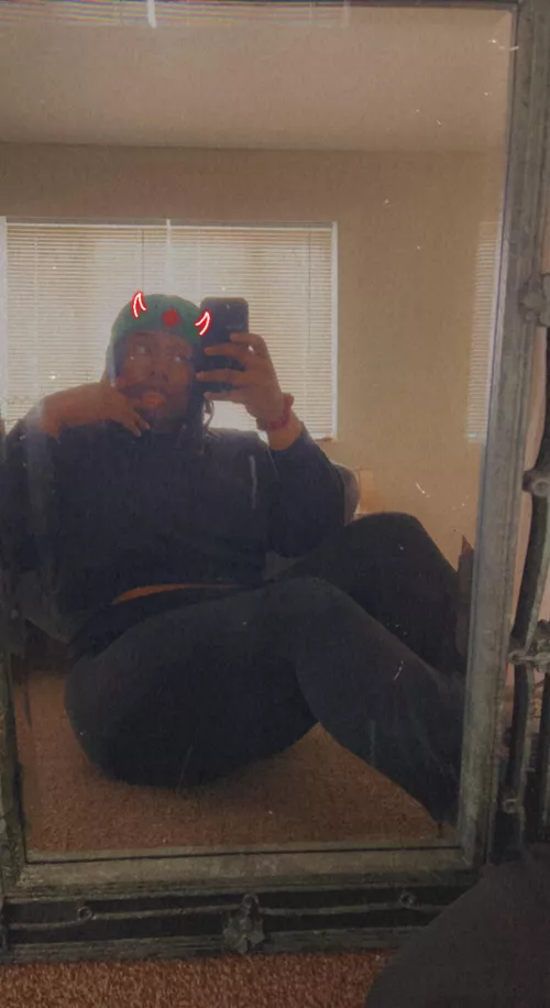 Felt really thick today, so I wanted to show you! 🥵