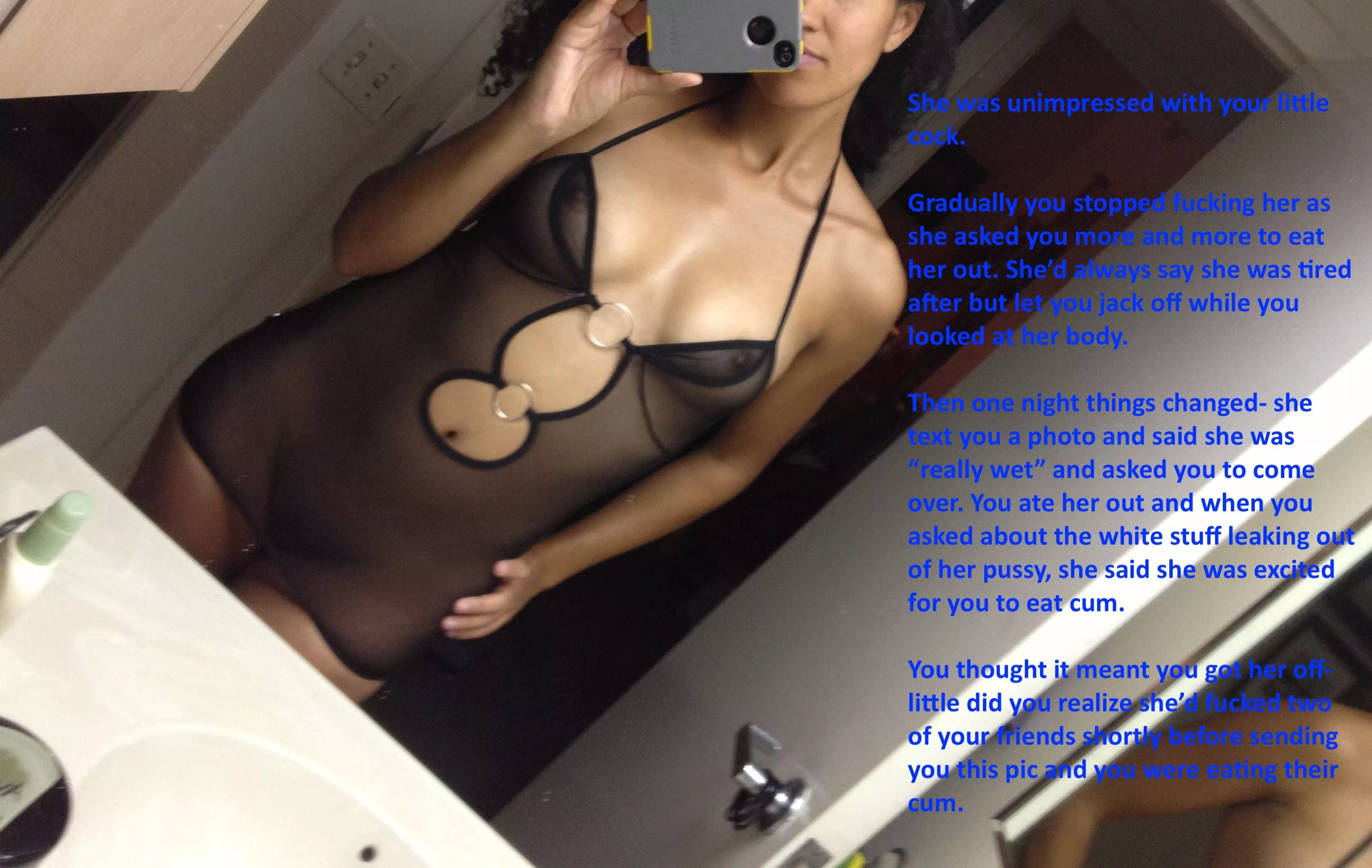 Gradually fucking you less while she fucks him