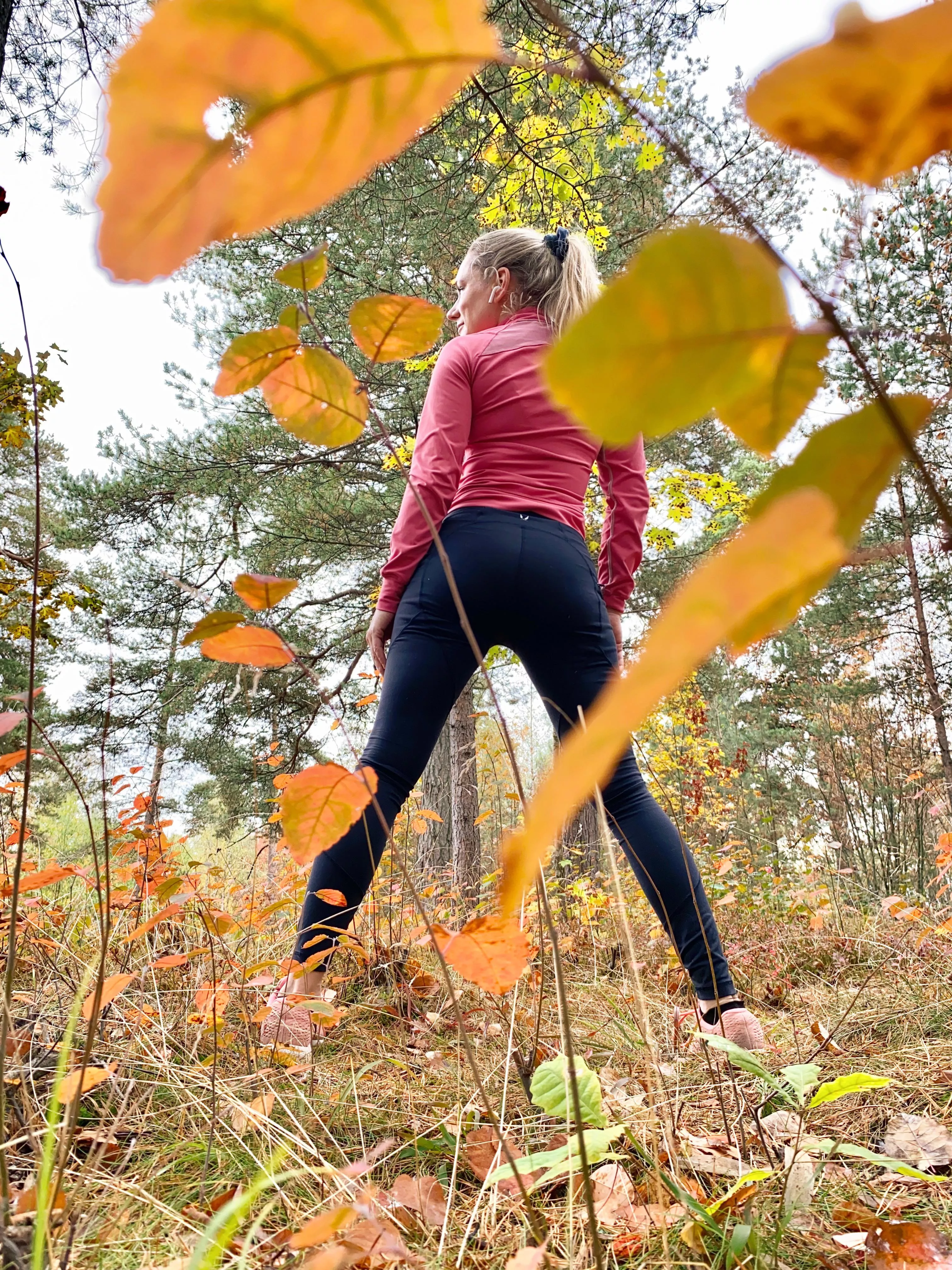 I love to do workout in the nature.