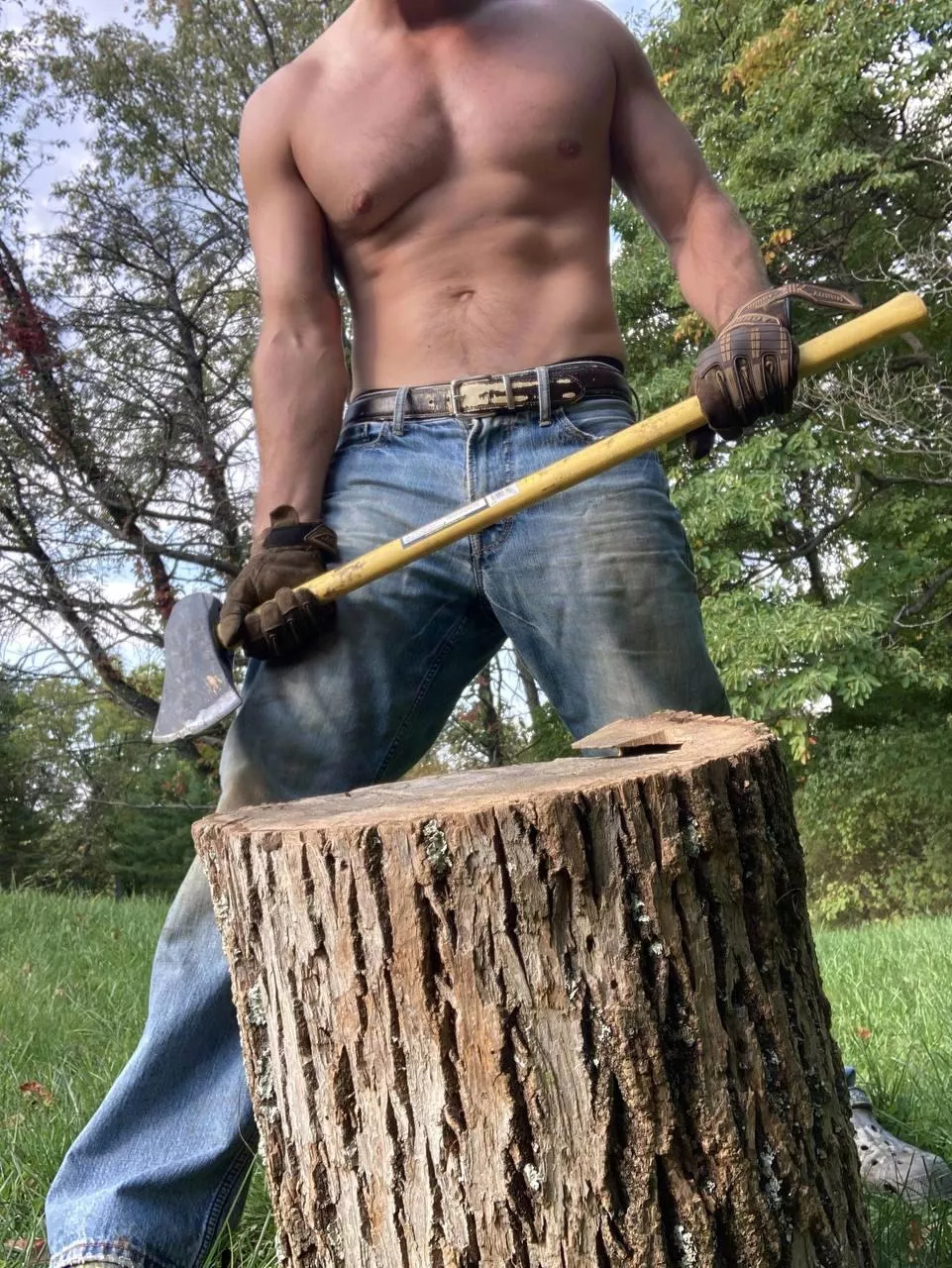Just doin’ lumberjack things