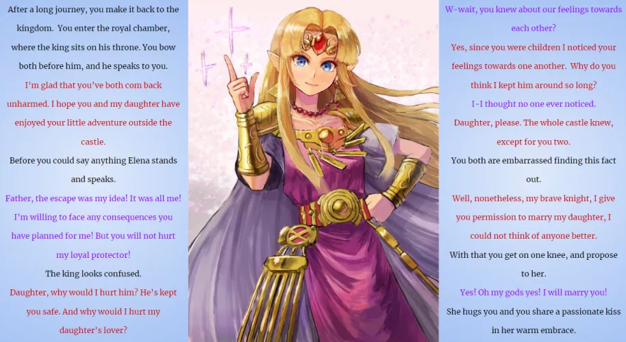 Running Away With The Princess Pt.4 [Wholesome] [No Sex] [Marriage Proposal]