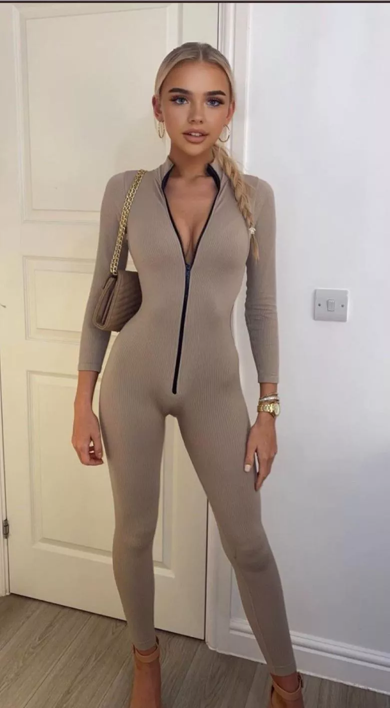 Sexy catsuit ..