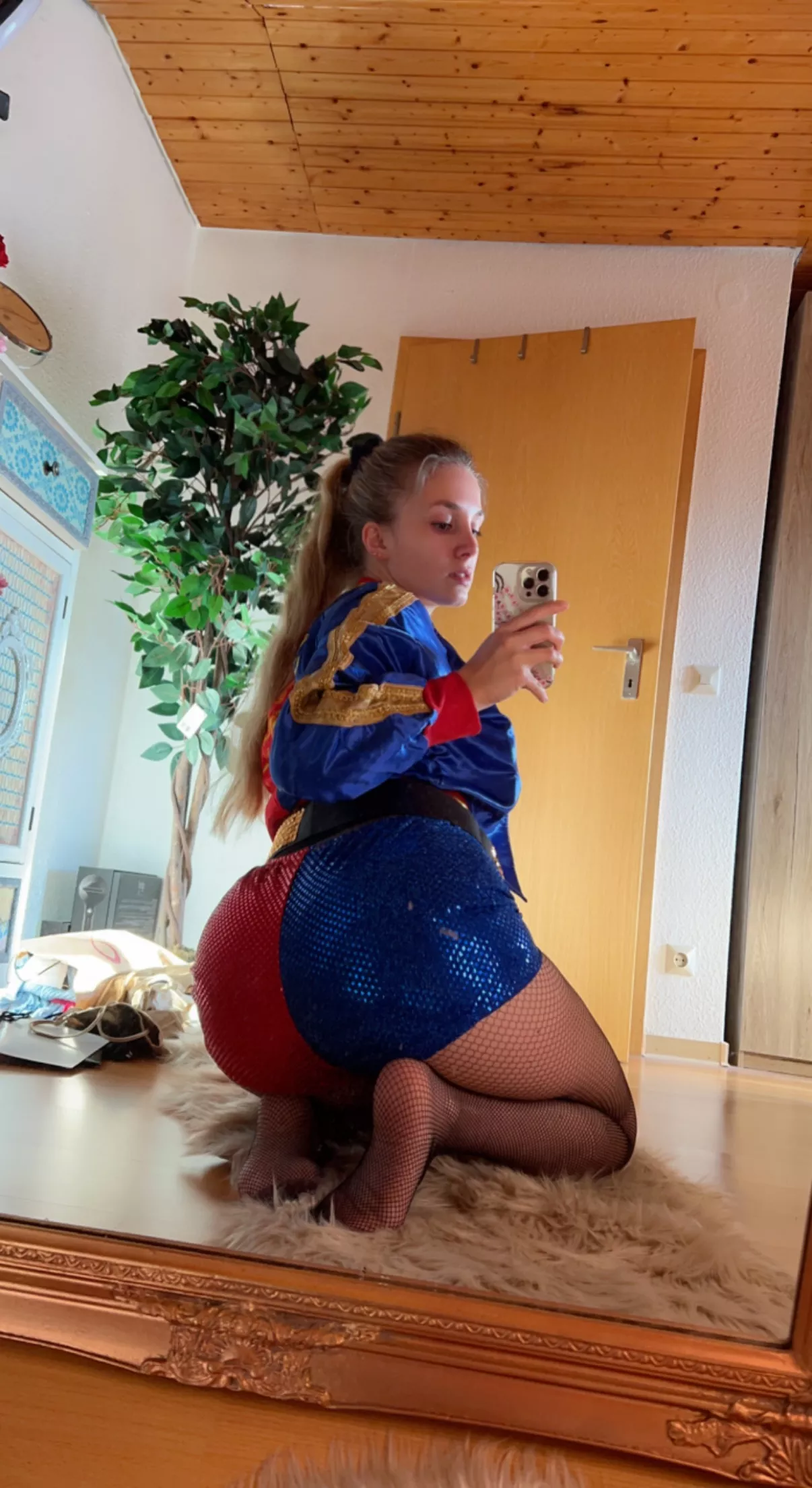 This Harley Quinn outfit shows my ass very well