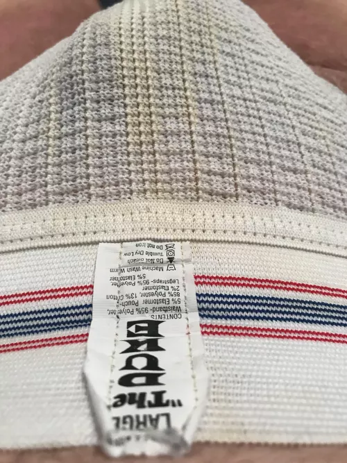 You know you’ve done a good job when your jock is still stained after washing