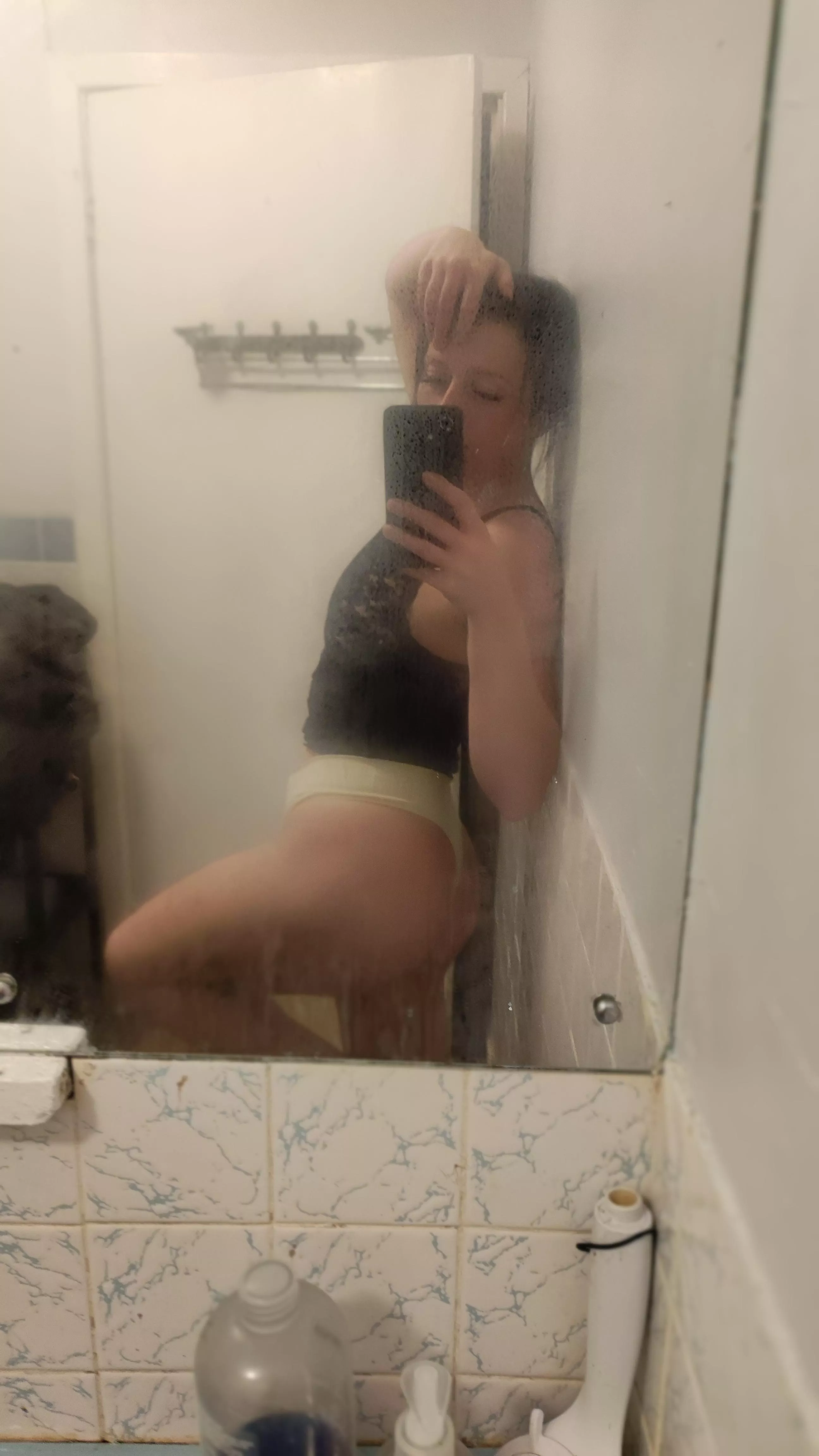 About to get a shower, wanna join an Irish girl? [f]