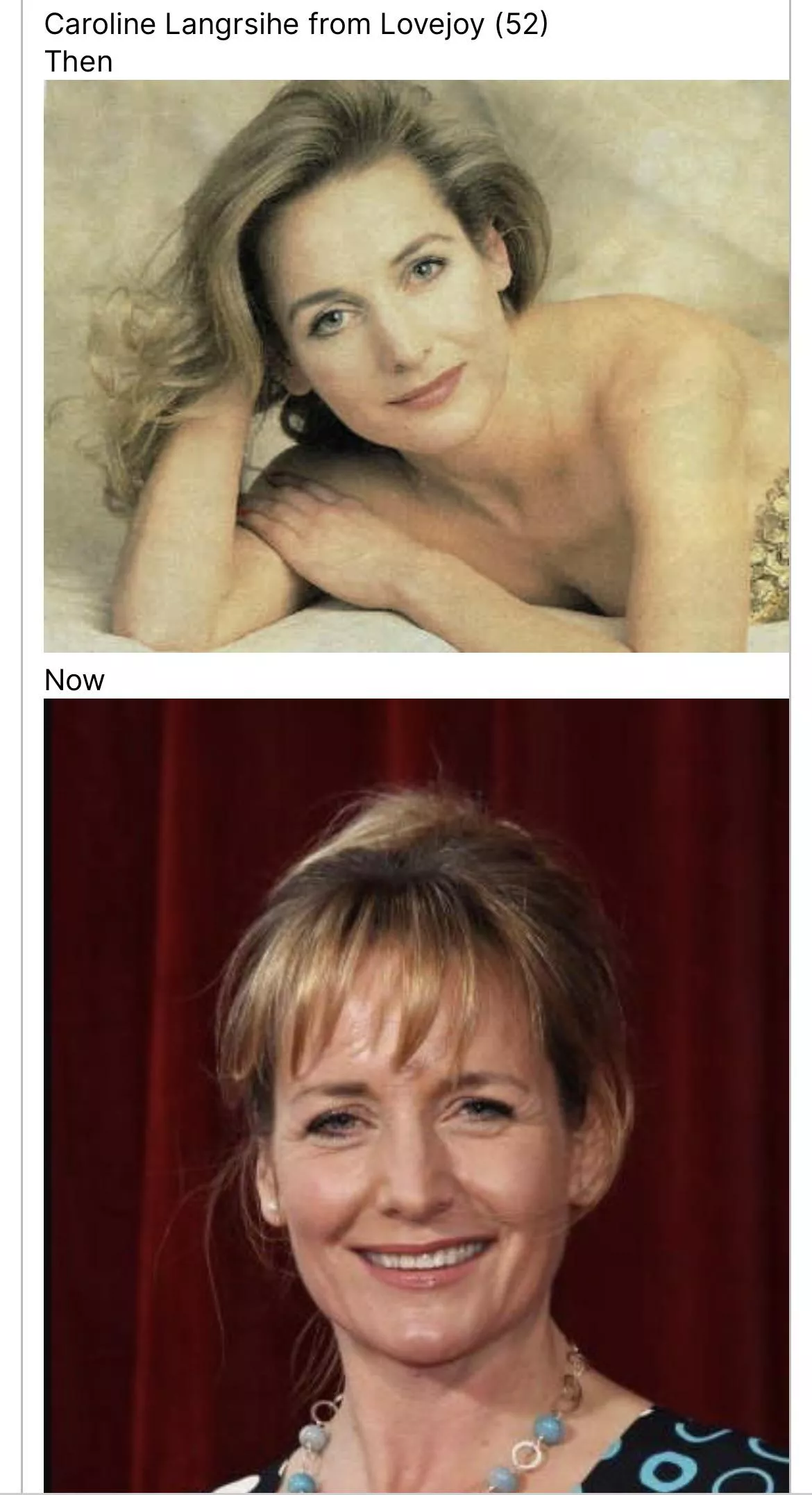Caroline Langrishe 90s and in 2022 she still looks phenomenal! 😍