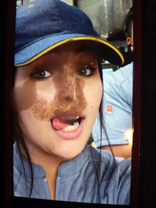 Covered her in my cum