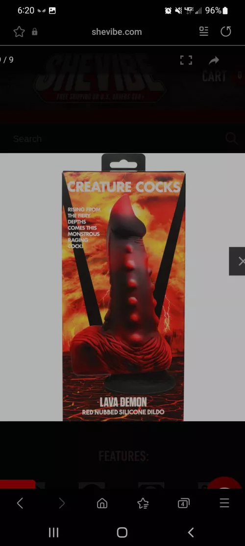 Found a knock-off of the Bad Dragon Demon Dick