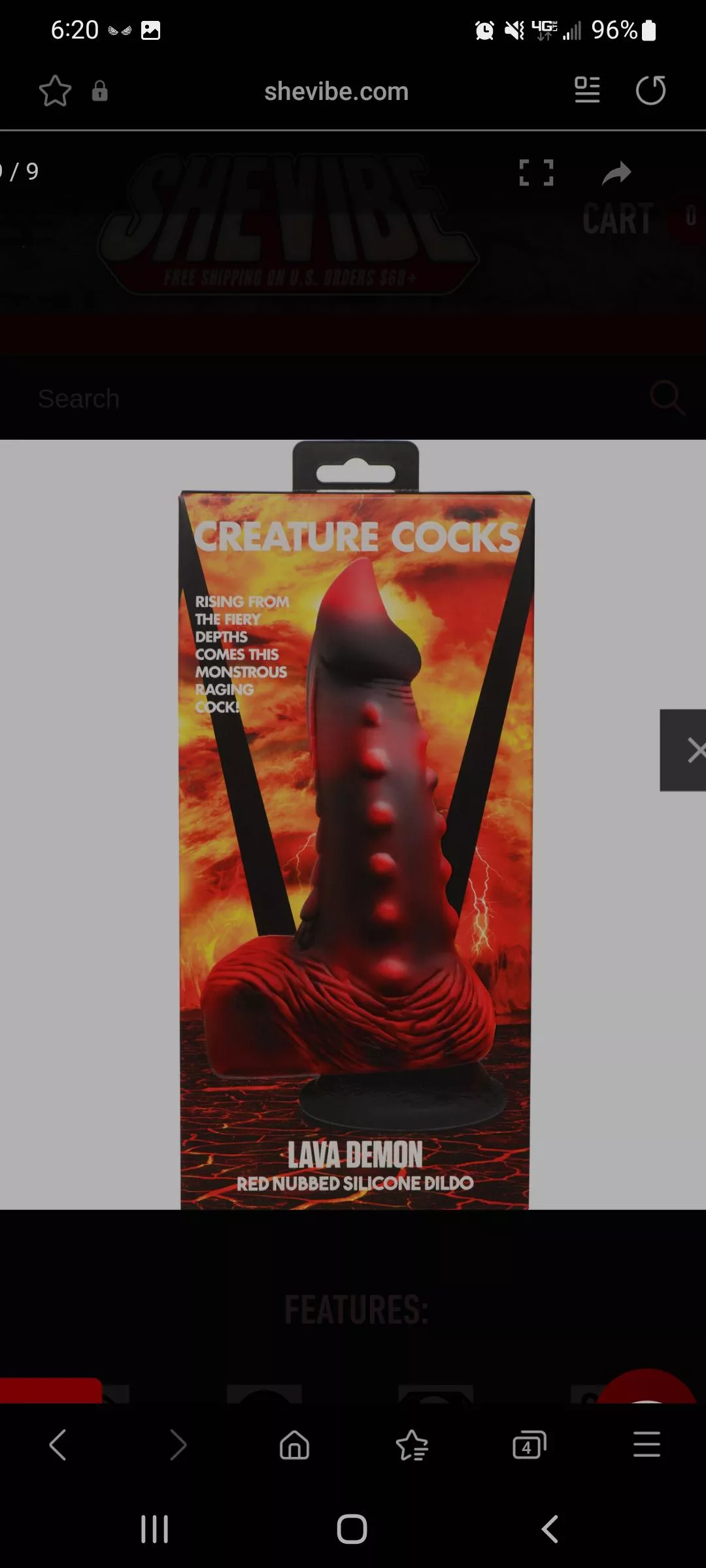 Found a knock-off of the Bad Dragon Demon Dick