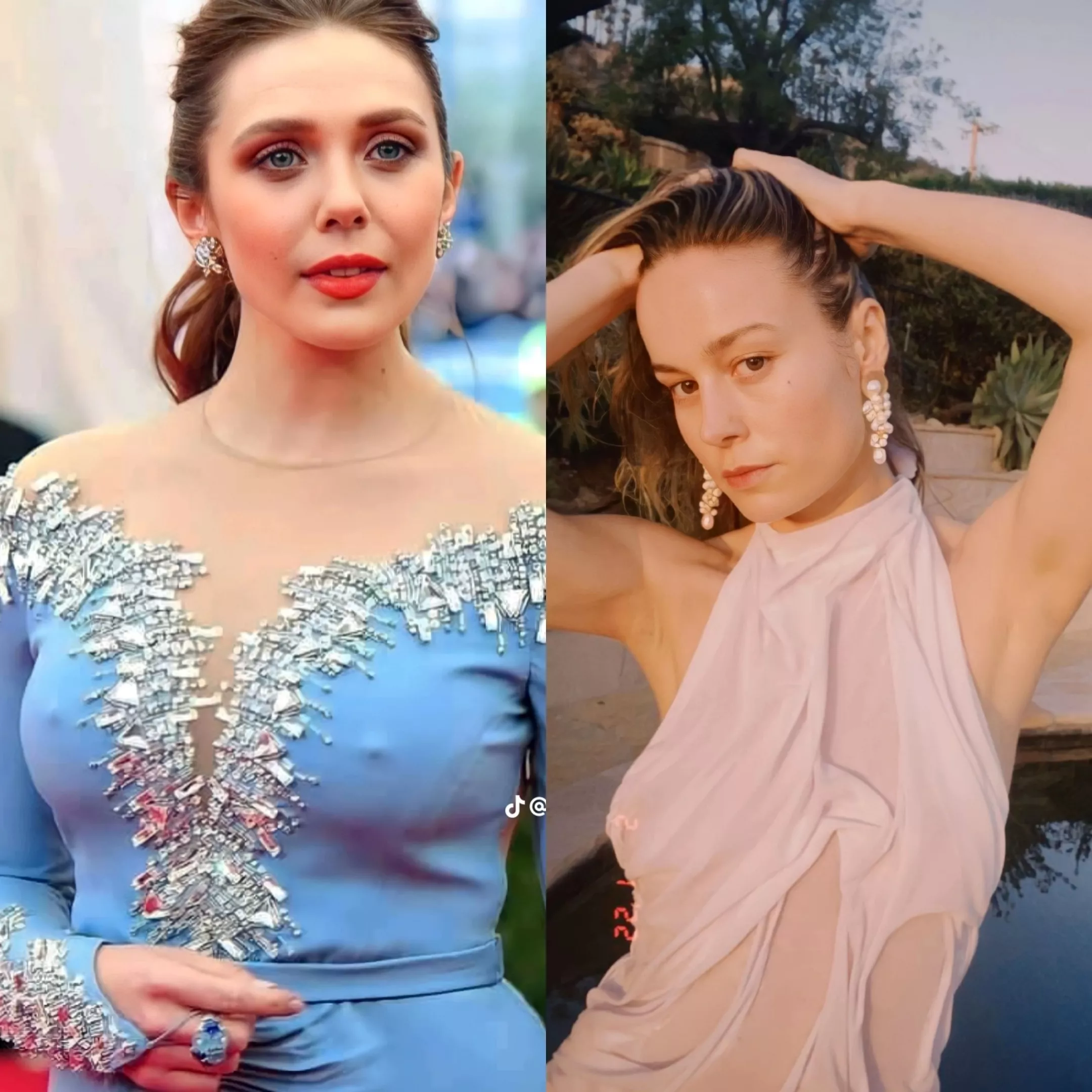 Goddesses Liz Olsen and Brie Larson would be a perfect threesome