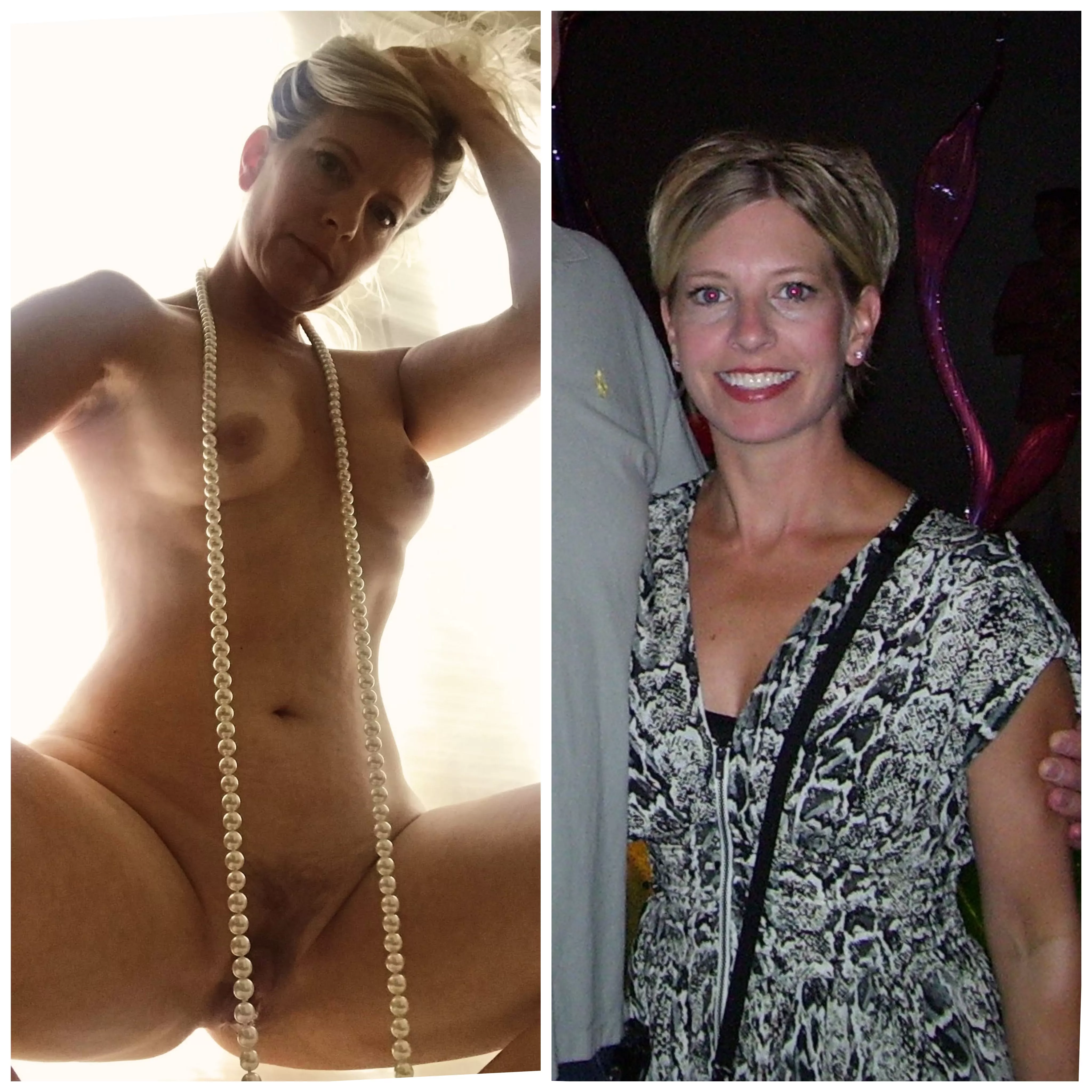 Good wife poses nude