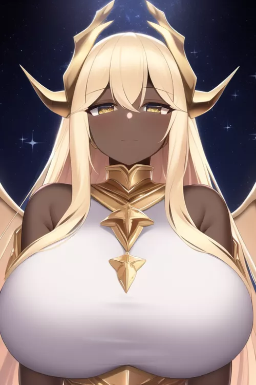 have a golden dragon girl