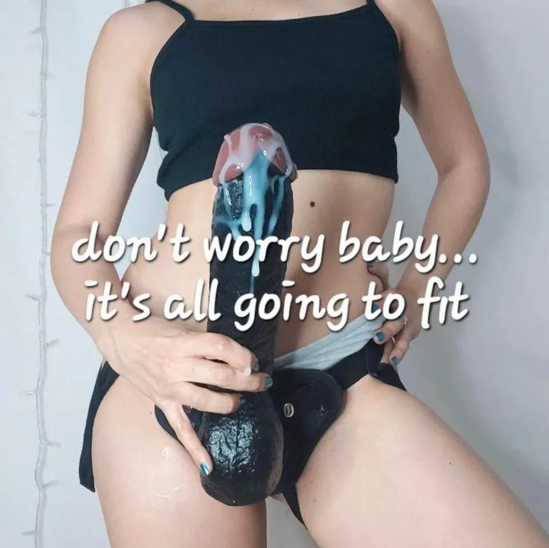 Inch by inch till she's balls deep